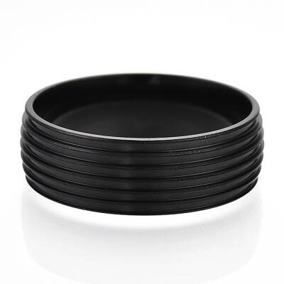 201 Stainless Steel Grooved Finger Ring Settings