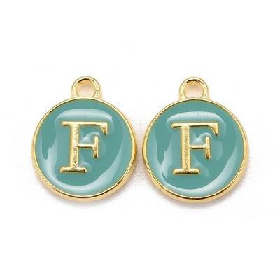 Golden Plated Alloy Enamel Charms