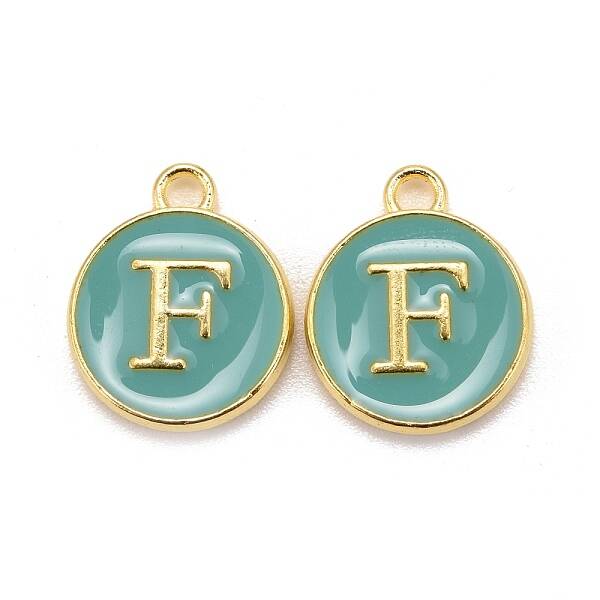 Golden Plated Alloy Enamel Charms