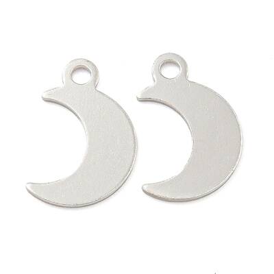 925 Sterling Silver Moon Charms
