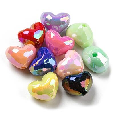UV Plating Opaque Acrylic Beads
