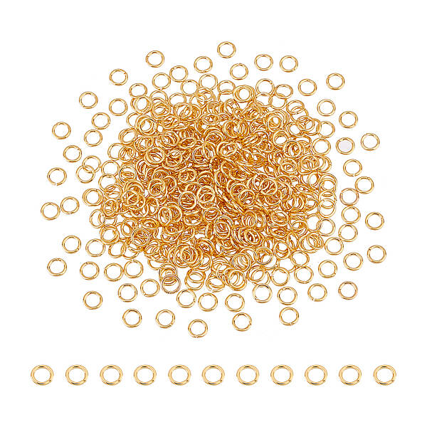 500Pcs Brass Open Jump Rings