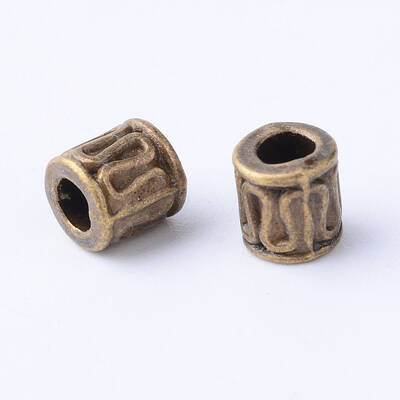 Tibetan Style Alloy Spacer Beads
