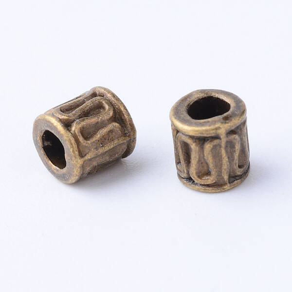 Tibetan Style Alloy Spacer Beads