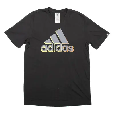 ADIDAS Mens T-Shirt Black S