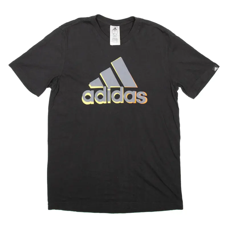 ADIDAS Mens T-Shirt Black S