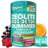 Zeolite Kids Detox Gummies (Mixed Berry Flavor) - Zoyava 9-in-1 Kid Supplement for Brain, Fitness, and Overall Wellness - 60 ...