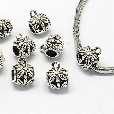 Tibetan Style Alloy Tube Bails