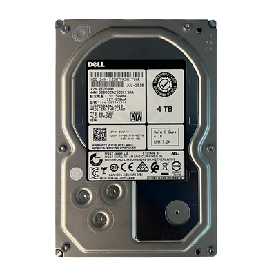 061FFW Dell 4TB 6Gb/s SATA 7200 3.5-Inch Hard Drive