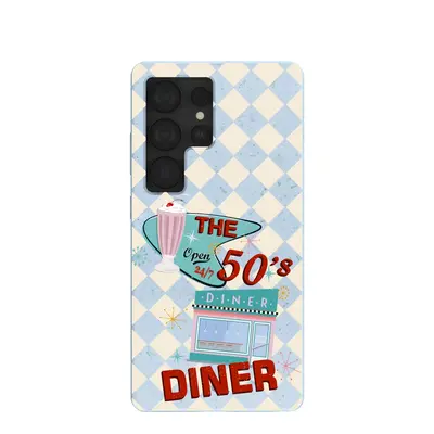 Powder Blue The 50s Diner Samsung Galaxy S25 Ultra Case