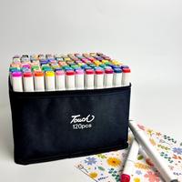 Alcohol marker pen, artist's painting art marker pen, double pointed marker pen suitable for adult coloring and painting supp...