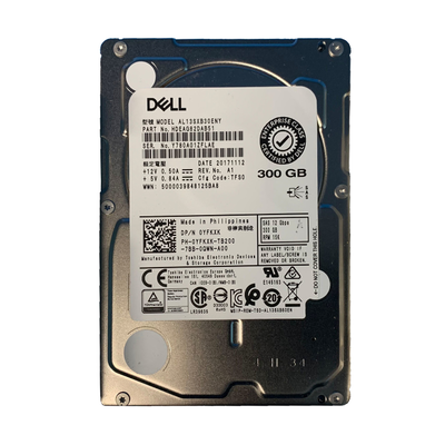 0YFKXK Dell 300GB 12Gb/s SAS 15000 2.5-Inch Hard Drive