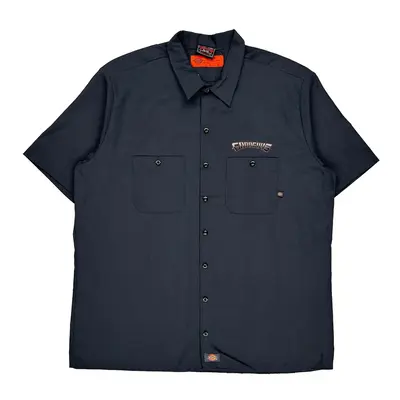 Goodguys Rod & Custom Association Dickies Short Sleeve Shirt - 2XL Black Polyester Blend | Size: xx-large
