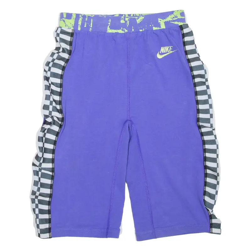 NIKE Womens Casual Shorts Purple Slim 90s M W32