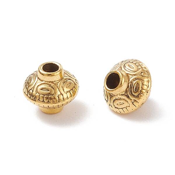Tibetan Style Alloy Spacer Beads
