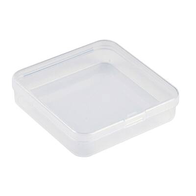 Plastic Bead Containers with Hinged Lid