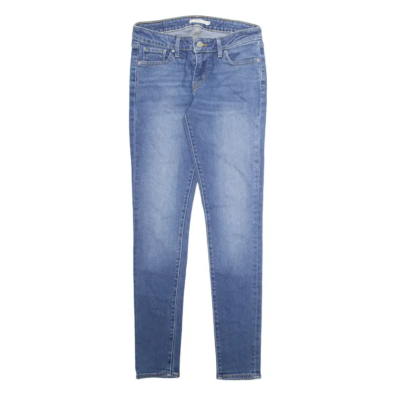 LEVI'S Womens Jeans Blue Regular Tapered Stone Wash W26 L32