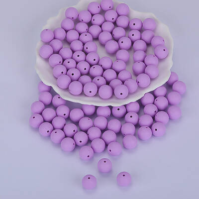 Round Silicone Focal Beads