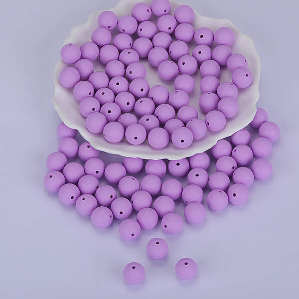 Round Silicone Focal Beads