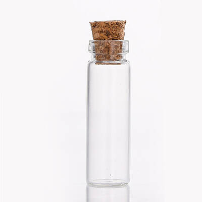 Mini High Borosilicate Glass Bottle Bead Containers