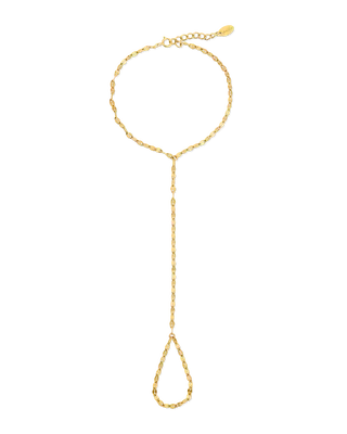 Sparkly Handchain | Metal Color: Gold | Size: Adjustable 7 - 8 inches