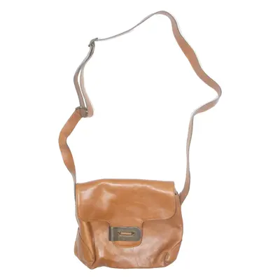 DE SAC Womens Shoulder Bag Brown Leather