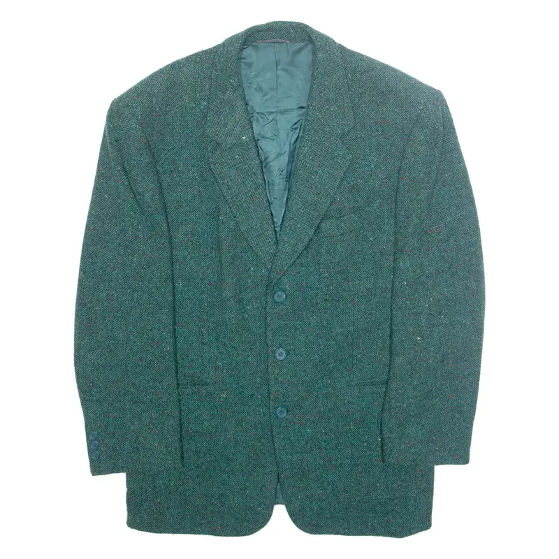 MILLE Mens Blazer Jacket Green Wool L