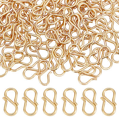 100Pcs 304 Stainless Steel S-Hook Clasps