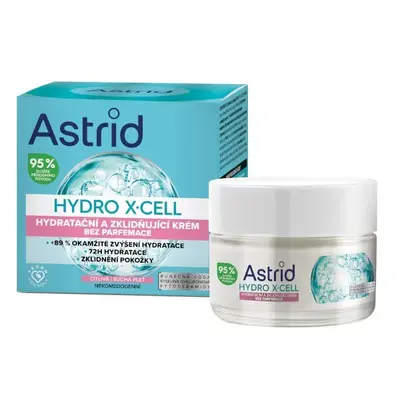 Astrid Hydro X-Cell Fragrance-Free Moisturizing and Soothing Cream for Sensitive Skin 50ml