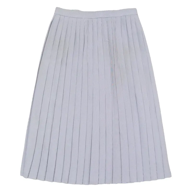 Womens Pleated Skirt Grey Midi M