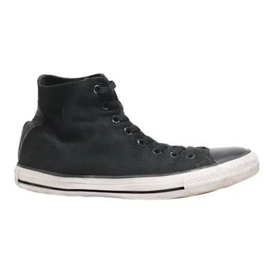 CONVERSE High Top Trainers Black Canvas Womens UK 8.5