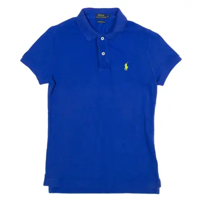 POLO RALPH LAUREN The Skinny Polo Mens Polo Shirt Blue S
