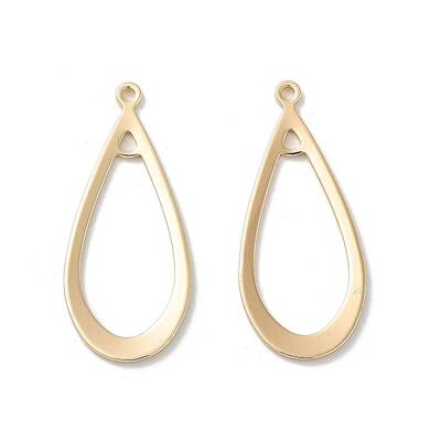 Brass 2-Loop Link Pendants
