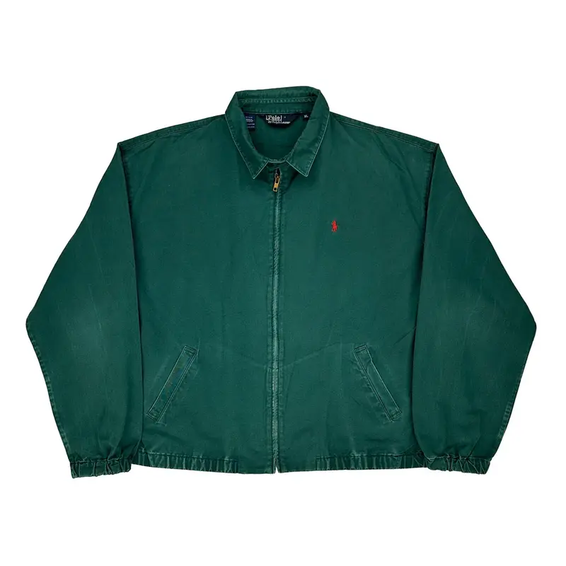 Polo By Ralph Lauren Harrington Jacket - XL Green Cotton