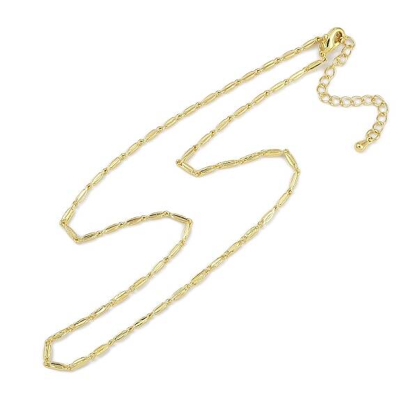 Rack Plating Brass Oval Link Chain Necklaces for Women
