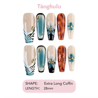 6/7 NEW Arrivals Nails/ Acrylic Handmade/ Long-lasting/ Tanghulu press-on nails/ Reusable Premium