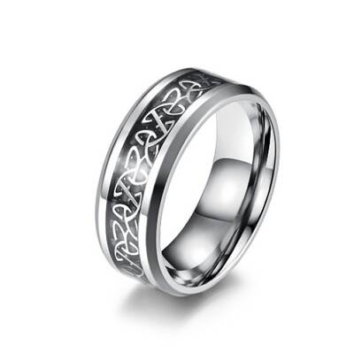 Stainless Steel Triquetra/Trinity Knot Finger Rings for Men Women