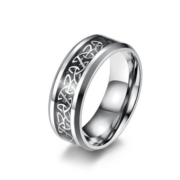 Stainless Steel Triquetra/Trinity Knot Finger Rings for Men Women