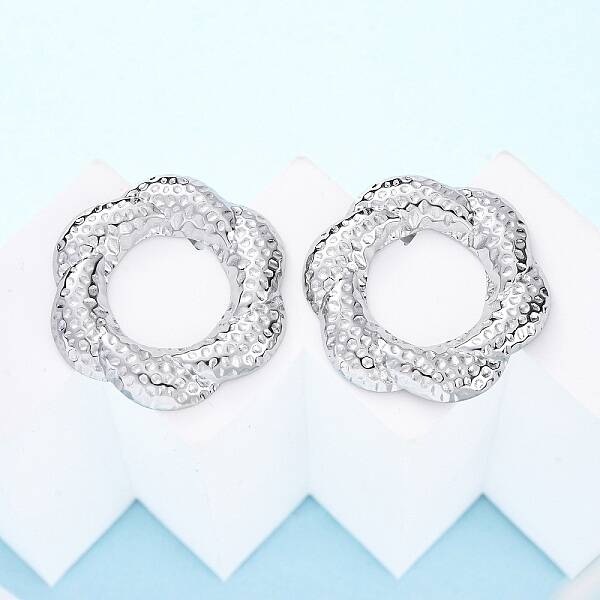 304 Stainless Steel Stud Earrings for Women