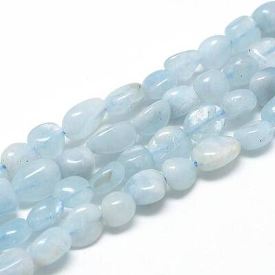 Natural Aquamarine Beads Strands