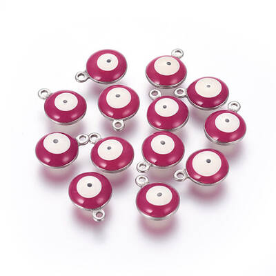 304 Stainless Steel Enamel Charms