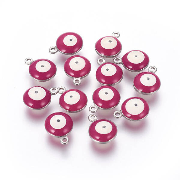 304 Stainless Steel Enamel Charms