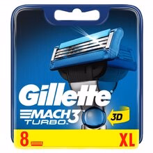 Gillette Mach 3 Turbo - Replacement head - 8 pieces