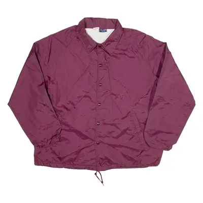 J.BLAIR Mens Shell Jacket Maroon Nylon 90s XL