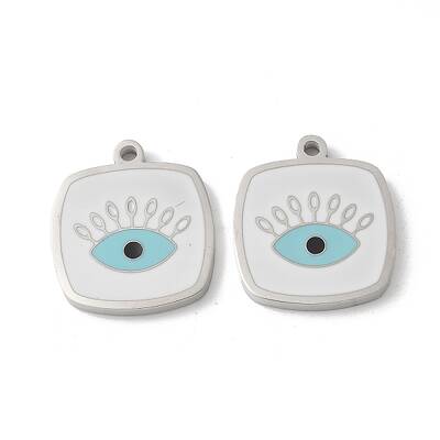 304 Stainless Steel Enamel Pendants