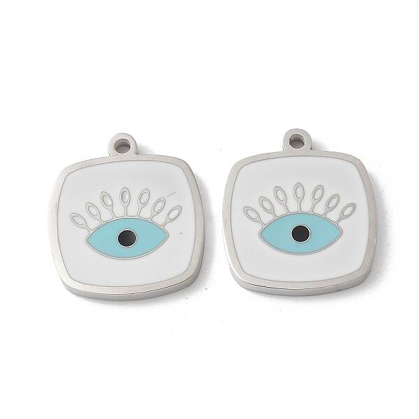 304 Stainless Steel Enamel Pendants