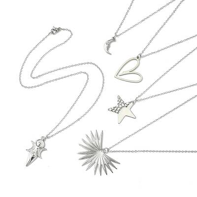 Non-Tarnish 304 Stainless Steel Pendant Necklace for Women