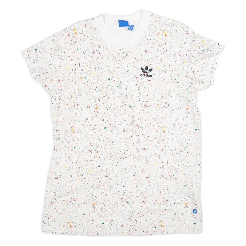 ADIDAS Womens T-Shirt White UK 6