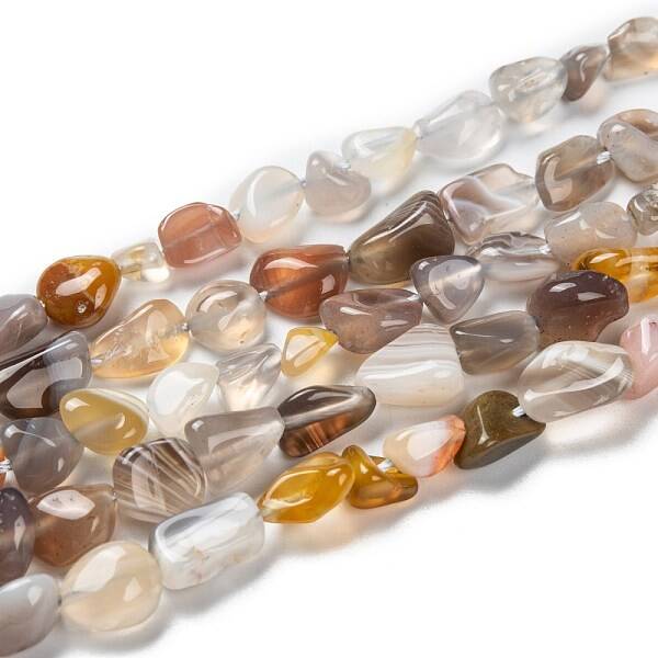Natural Botswana Agate Beads Strands