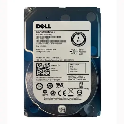 09W5WV Dell 1TB 6Gb/s SAS 7200 2.5-inch 64MB Hard Drive